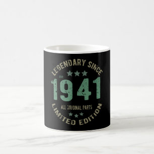 80 Jahre alter Tag Legende 80. Geburtstag Kaffeetasse