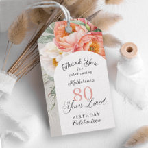 80 Jahre Liebe Weibchen Flora 80. Geburtstag