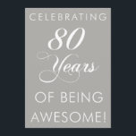 80 Jahre Phantastische Einladung feiern<br><div class="desc">80 Jahre Phantastische coole Einladung. Eine Einladung zum 80. Geburtstag oder Jubiläum. Feiern Sie jemanden phantastisch mit diesem coolen,  achtzigsten Thema laden!</div>