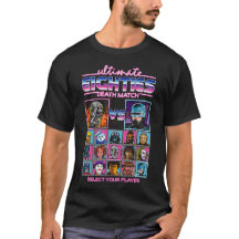 80 Mort Match T-SHIRT / Retro Jeu