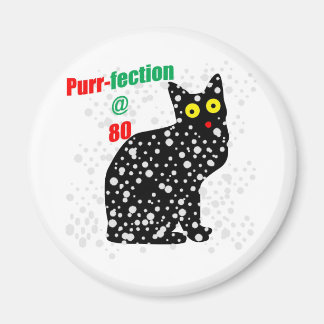 80 Schneekatze Purr-Fection Magnet