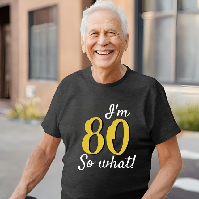 80 so, was Funny Inspirational Zitat 80. Geburtsta Tri-Blend Shirt (Von Creator hochgeladen)