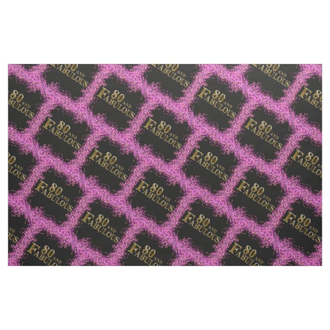 80 und Fabulous Stoff (Fat Quarter (45,7 x 55,9 cm))