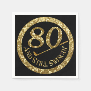 80 und immer noch Swingin' Napkins Serviette