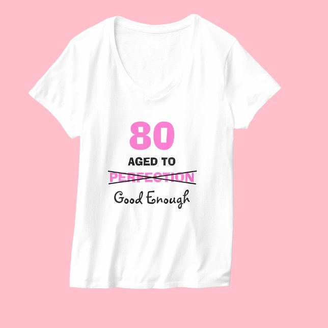80e anniversaire Cadeaux pour femmes T-shirt (Créateur téléchargé)