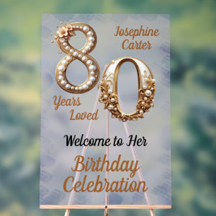 80e anniversaire Elegant Party