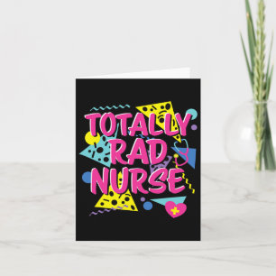 80er 90er Jahre Nurse Costume Lazy Halloween-Party Karte