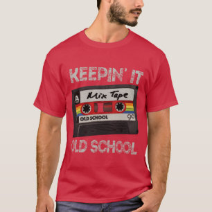 80er 90er Jahre Old School Hip Hop Mitape Mädchen T-Shirt