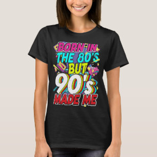 80er 90er Outfit Party Thema Party Kostüme für Män T-Shirt