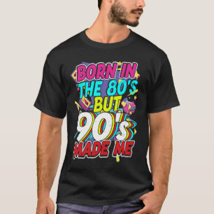 80er 90er Outfit Party Thema Party Kostüme für Män T-Shirt