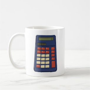 80er 90er Taschenrechner Mathe Schule Nostalgie Kaffeetasse