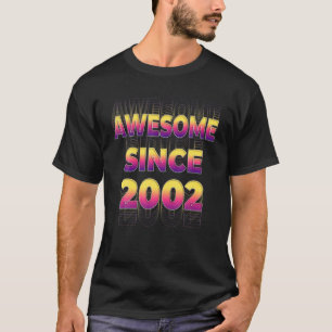 80er 90S Vintag Geboren Phantastisch seit 2002 Par T-Shirt