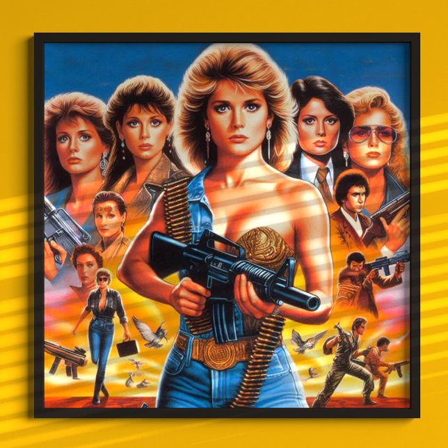 80er Action Girls Poster (Von Creator hochgeladen)