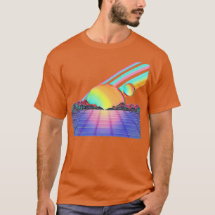 80er Airbrush Retro Graphic T-Shirt