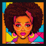 80er American Girls im Pop Art Style: farbenfroh ! Poster<br><div class="desc">"Erleben Sie die Essenz der 80er Culture mit diesem kühlen und lebendigen Pop Art Portrait. Dieses einzigartige Kunstwerk zeichnet die ikonische Mode und den persönlichen Stil der Zeit aus, mit fetten Strichen und hellen Farben, die es zu einem Muss für jede Pop Kunstsammlung machen. Verpassen Sie nicht Ihre Chance, eine...</div>