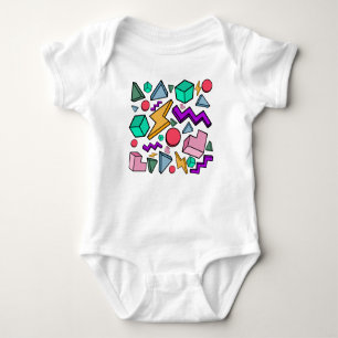80er Ästhetik Vintage Retro Baby Strampler