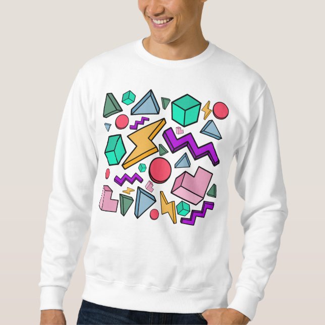 80er Ästhetische Vintag Retro Sweatshirt (Vorderseite)