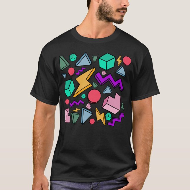80er Ästhetische Vintag Retro T-Shirt (Vorderseite)