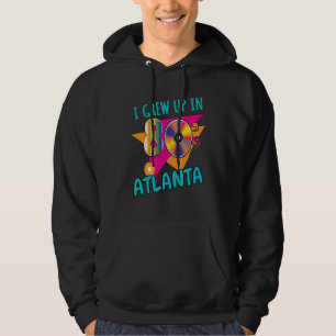 80er Atlanta Geboren Lustig 1980er Liebe Retro Eig Hoodie