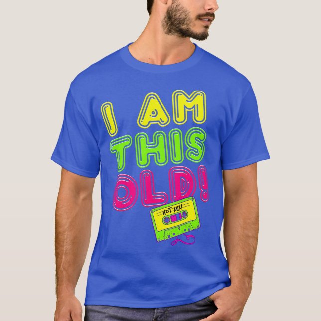 80er Birthday Party Retro Cassette Tape DJ 40 50 T-Shirt (Vorderseite)