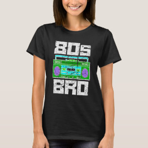 80er Bro 1980er Party Achtzigers Bruder Cassette P T-Shirt