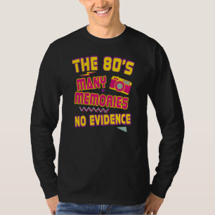 80er Camera Erinnerungen Retro Vintag Nostalgie T-Shirt