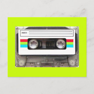 80er-Casette Postkarte