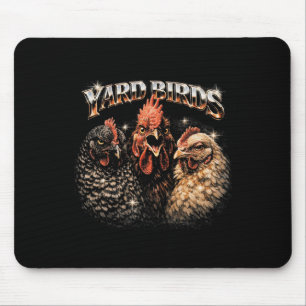 80er Ckyard Chicken Lover Heavy-Metal Rock Musik V Mousepad