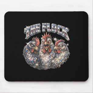 80er Ckyard Chicken Lover Heavy-Metal Rockmusik Vi Mousepad