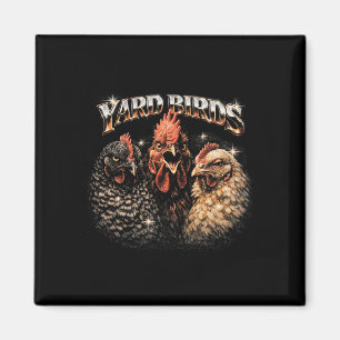 80er Ckyard Hühnerliebhaber Heavy-Metal Rockmusik Magnet