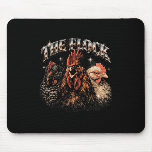 80er Ckyard Hühnerliebhaber Heavy-Metal Rockmusik Mousepad
