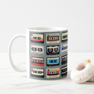 80er der rückwirkenden Kassetten Kaffeetasse
