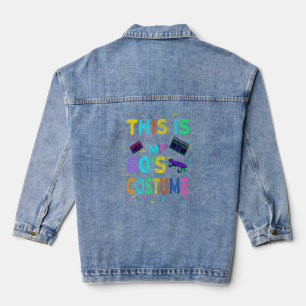 80er Extravagante Kleidung Männer Party Idee 80 St Jeansjacke