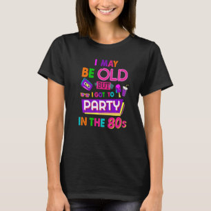 80er für Frauen Rave Outfit & 80er Festival Kostüm T-Shirt