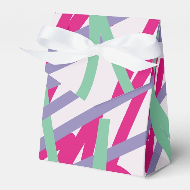 80er für Geschenkboxen 80er Party Vintage Spritze Geschenkschachtel (Vorderseite)