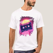 80er – Für immer! Retro-Kassette-T-Shirt