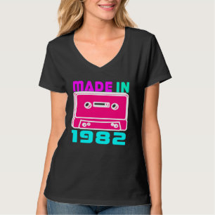 80er Hergestellt in 1982 1980er Liebe Retro Achtz T-Shirt
