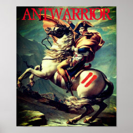80er Jahre Musik Ant Krieger Grenze Retro-Punk Poster
