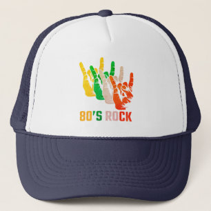 80er Jahre Rock! Retro Truckerkappe