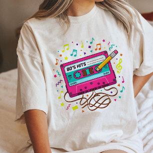 80er-Kassette Retro-Musik Tri-Blend Shirt