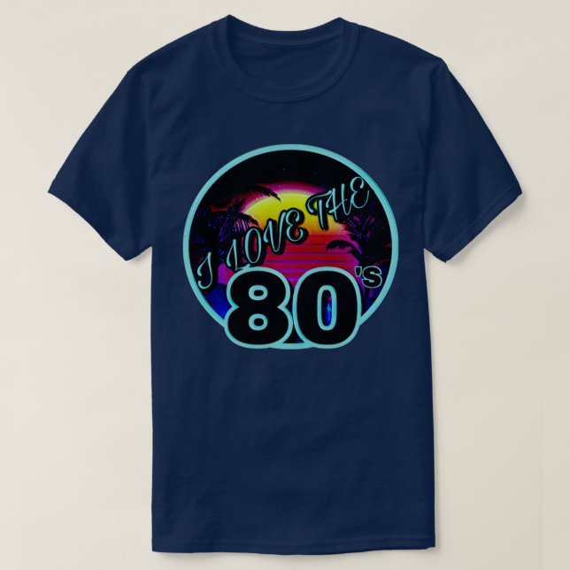 80er Liebe Classic T - Shirt Copy (Design vorne)