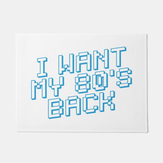 80er Lover Fußmatte (Vorderseite)