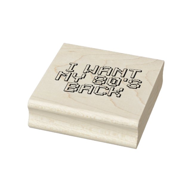 80er Lover Gummistempel (Stempel)
