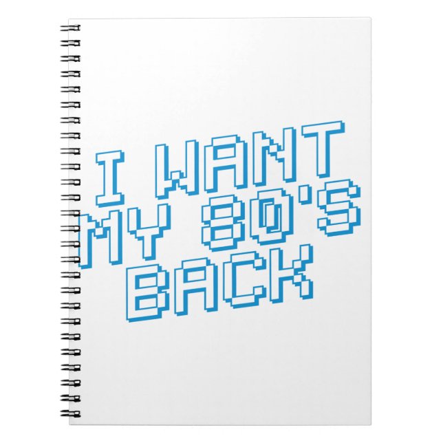 80er Lover Notizblock (Vorderseite)