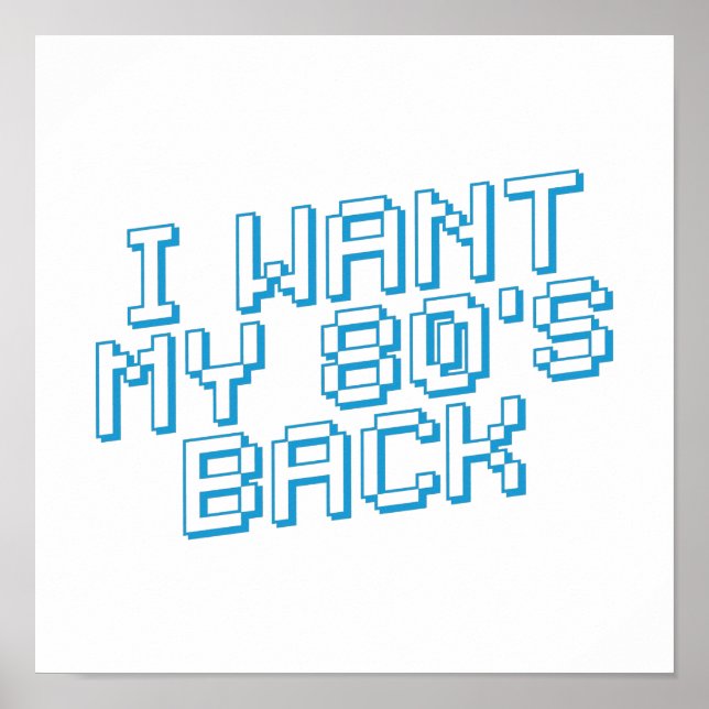 80er Lover Poster (Vorne)