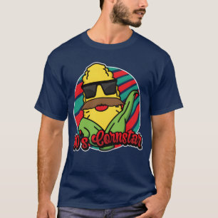 80er Maisstar Achtziger Lustiger Schnurrbart Mais T-Shirt