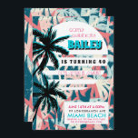 80er Miami Birthday Party Einladung<br><div class="desc">Fügen Sie Ihrer Unterhaltung eine "80er Theme Party" hinzu - und Sie werden eine epische Nacht für ein episches Jahrzehnt garantiert. Geben Sie alten Freunden und Neuen die Möglichkeit, mit dieser Themenpartyidee wieder zurück zum ’80er’ zu reisen. Erinnern Sie sich an leuchtende Neonfarben, die ein Muss sind: Gelee, Schulterpolster, Schulterschweißhemden,...</div>