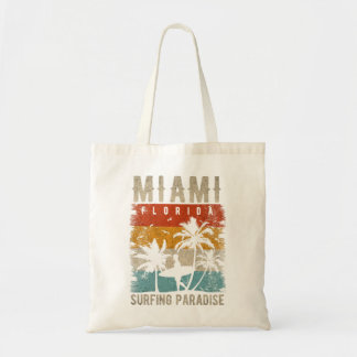 80er Miami Vintag Shirt Retro Miami Beach Souvenir Tragetasche
