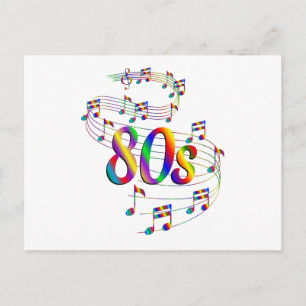 80er Music Lover Postkarte