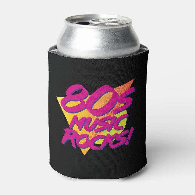 80er Music Rocks! Dosenkühler (Kanne Vorderseite)
